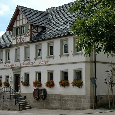 Landgasthof Zum Schwarzen Adler Markt Nordheim Exterior photo